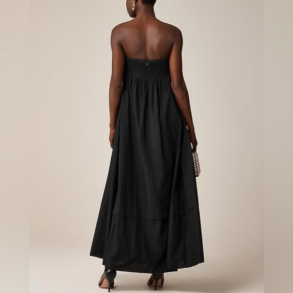 NWT J CREW Collection strapless notched maxi dress in black - Picture 5 of 7